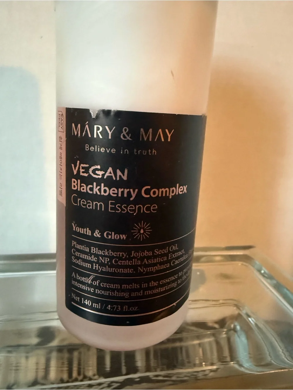 MARY & MAY Vegan Blackberry Complex Cream Essence - White Bottle